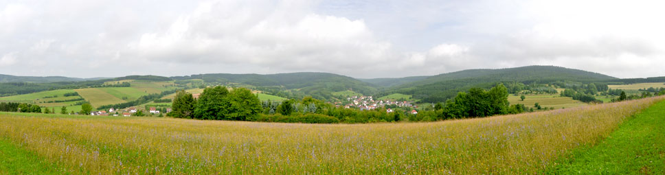 Der Spessart rund um Aura im Sinngrund