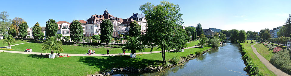 Bad Kissingen am Ufer der Fränkischen Saale