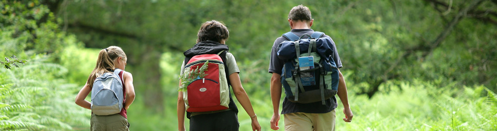 Zeit zum Unterhalten beim Wandern