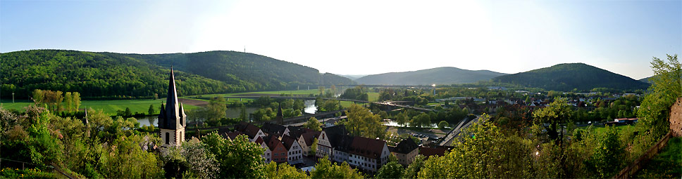 Blick ins Maintal bei Gemünden