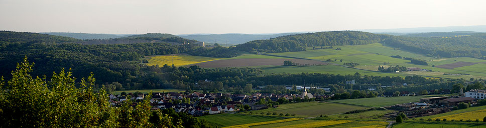 Wahrzeichen von Gössenheim ist die Homburg