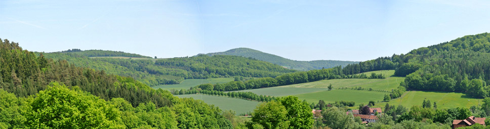 Gräfendorf im Saaletal mit Hof Hurzfurt 