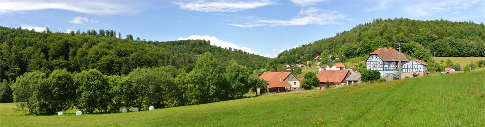 Heckmühle: Ruhig und malerisch gelegen im Schondratal