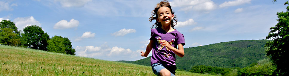 Kinderglück - der Himmel steht offen