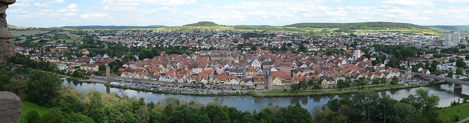 Ansicht von Karlstadt am Main