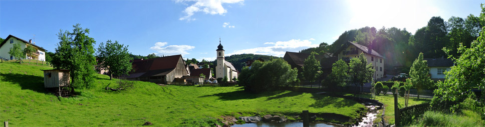 Abendstimmung in Rengersbrunn