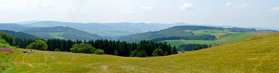 Blick über die Weiten der Rhön