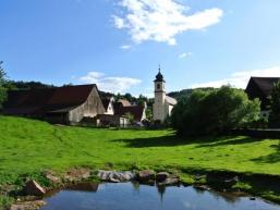 Rengersbrunn mit Wallfahrtskirche