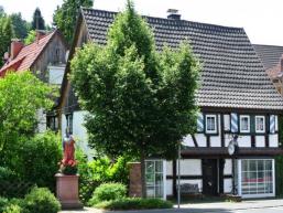 Der Ort Frammersbach im Naturpark Spessart