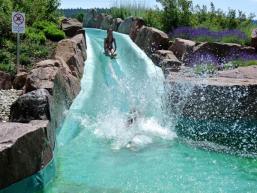 12 m Wasserrutsche im Naturbad