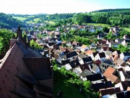 Burg Rieneck - Ausblick nach Süden