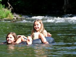 Schwimmen am Rienecker Wehr 