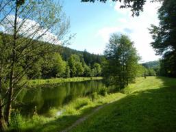 Abendstimmung am Sindersbachsee