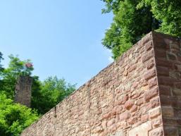 Befestigungsmauern der Burg