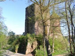 Wanderroute über die Burg Rieneck