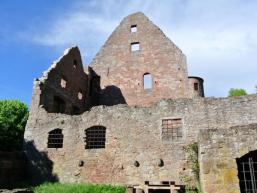 Die Mauern der Ruine Schönrain