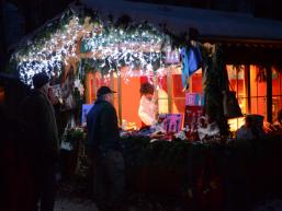Verkaufsstand am Spessart Adventsmarkt