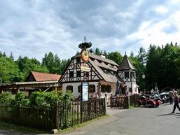 Rast im Biergarten