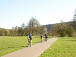 Radweg im Sinngrund