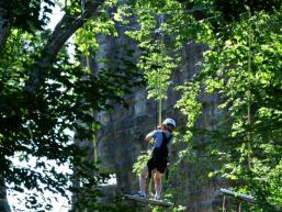 Klettern mit Burgkulisse