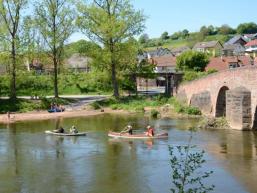 Wunderschöne Flusslandschaften an der Fränkischen Saale