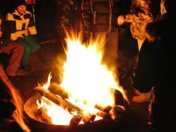 Stockbrot am Lagerfeuer