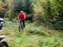 Trailpfad zur Waldspitze