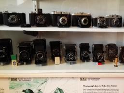 Antike Photogeräte im Film-Photo-Ton Museum in Gemünden