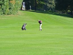 Golfsport in lieblicher Natur