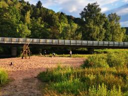 Stadtstrand Rieneck statt Strand - Rienecker Stadtstrand