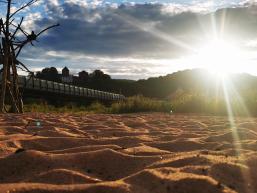 Beach feeling Abendstimmung am Strand von Rieneck