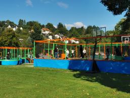Kostenfreie Outdoor Trampolinanlage Sinngrund JUMP Rieneck
