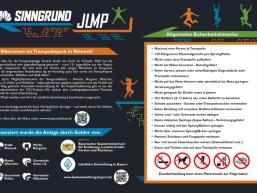 Nutzungsregeln SINNGRUND JUMP Regeln zur Benutzung der Trampolinanlage