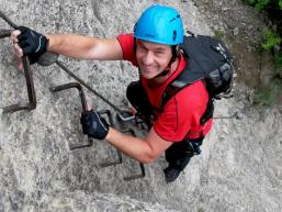 Klettersteig in Main Franken