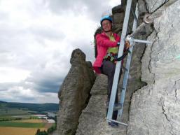 Kalksteinzinnen im Maintal ganz nah erleben