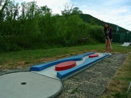 Minigolfbahnen auf der Saaleinsel im Spessart