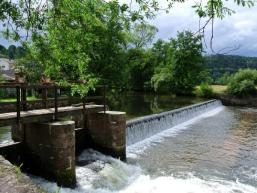 Das Wehr der Sinn in Obersinn