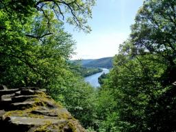 Ausblick ins Maintal und den Spessart Richtung Lohr