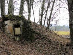 Foto der Wasserhausruine am Fellenberg