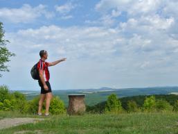 Weitblick in die nahe Rhön