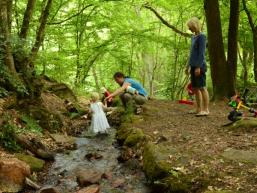 Auch für kleine Kinder ist der Weg ein Erlebnis