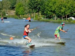 Wakeboard und Wasserski Seilbahn in Thulba