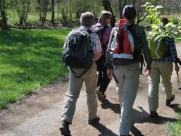 Wandergruppe im Spessart