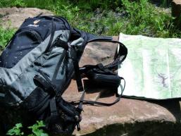 Rucksack, Karte und Wanderlust im Spessart