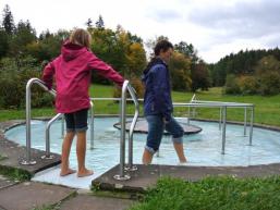 Wassertreten im Spessart