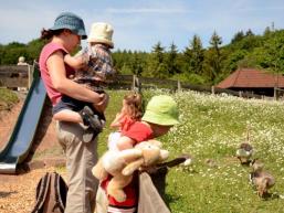 Familenausflug in den Tierpark