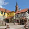 Dorfplatz mit Brotbackofen in Obersinn